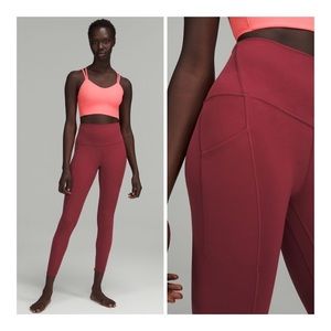 🔥 Lululemon Align Tight 25” Pockets Mulled Wine 4